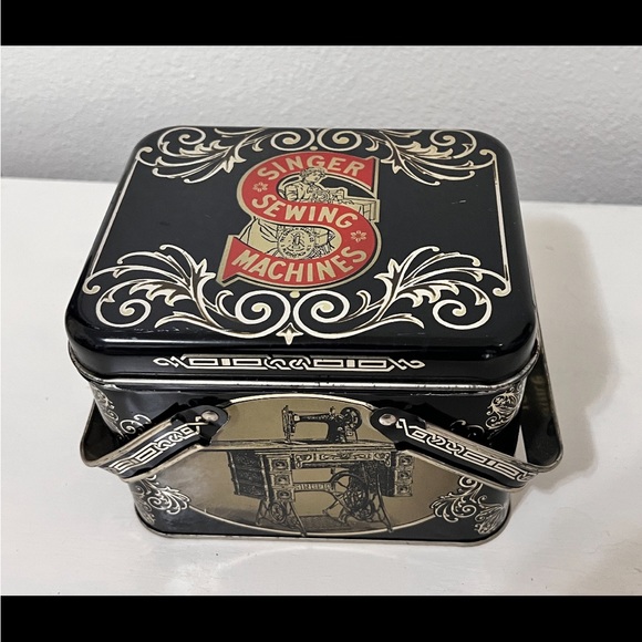 Singer Other Vintage Style Singer Sewing Machine Black Metal Box